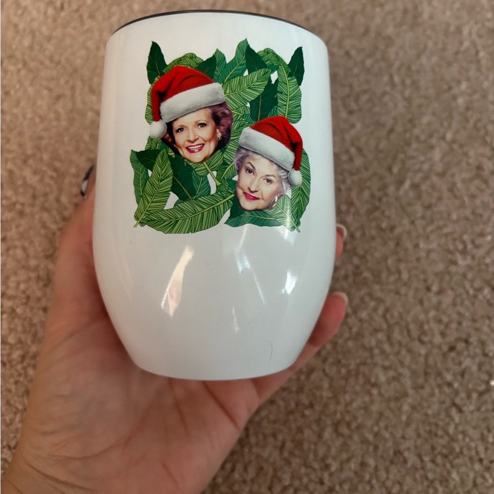 Bioworld White Metal To Go Mug Featuring The Golden Girls